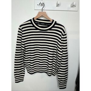 Caara Cashmere Wool Stripe Sweater